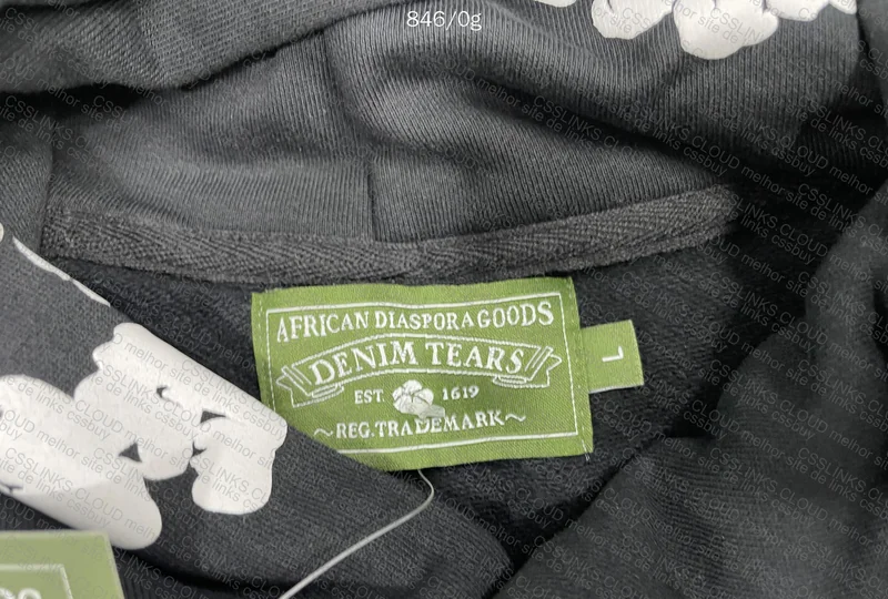 Denim Tears Black Hoodie 3