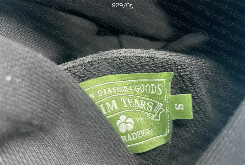 Denim Tears Black/White Hoodie