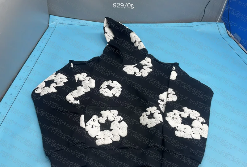Denim Tears Black/White Hoodie 3