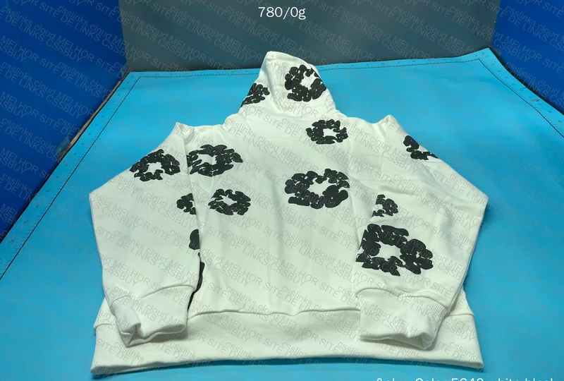Denim Tears White Hoodie 2