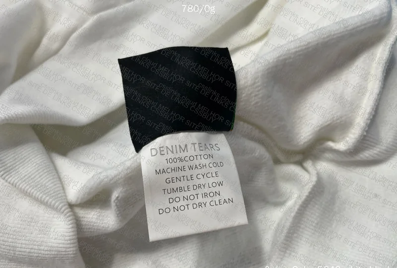 Denim Tears White Hoodie 3