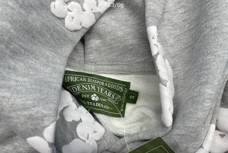 Denim Tears Grey Hoodie 3