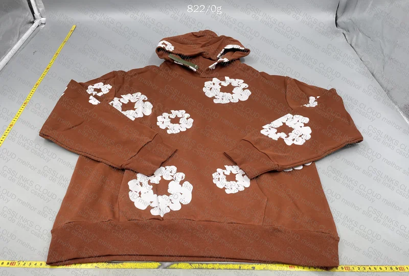 Denim Tears Hoodie with Measurements