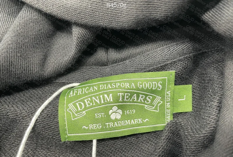 Denim Tears Hoodie with Measurements 4