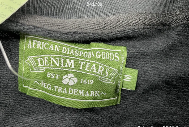 Denim Tears Black Hoodie 9
