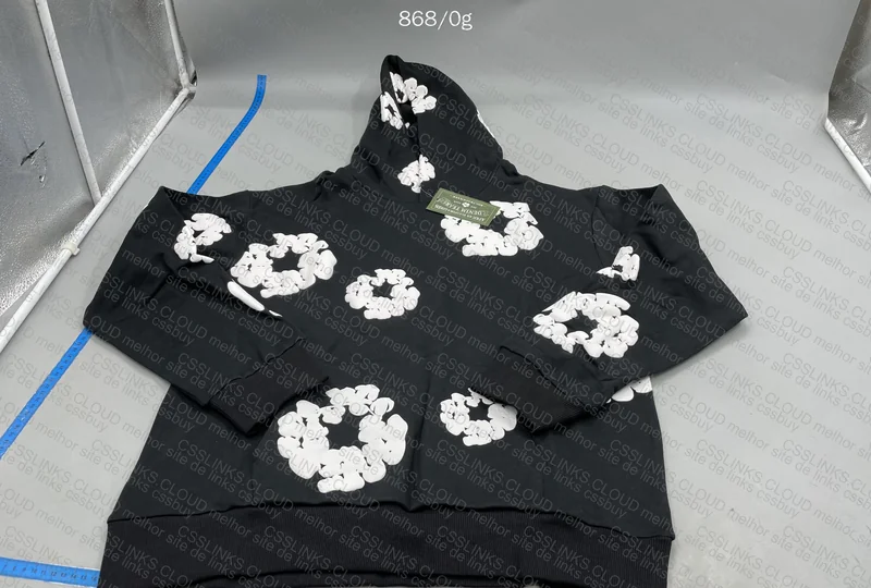 Denim Tears Hoodie Black and Blue