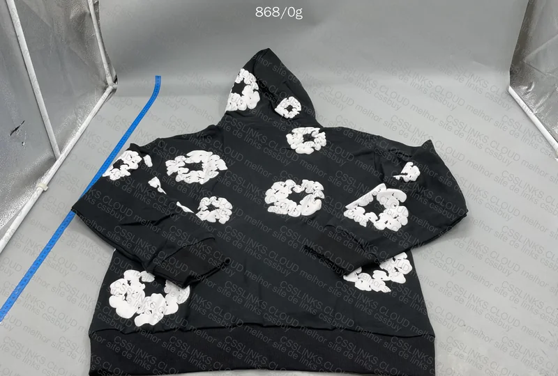 Denim Tears Hoodie Black and Blue 4
