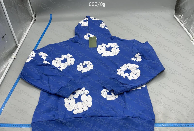 Denim Tears Hoodie Black and Blue 5