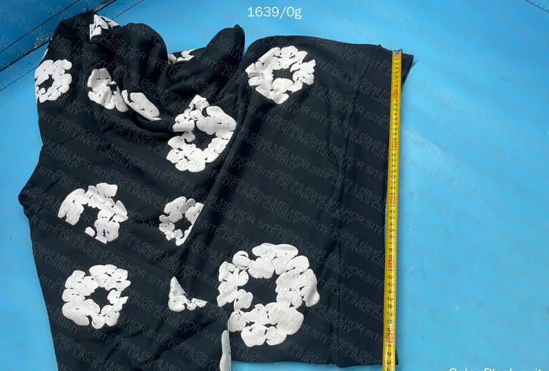 Denim Tears Hoodie Black and White