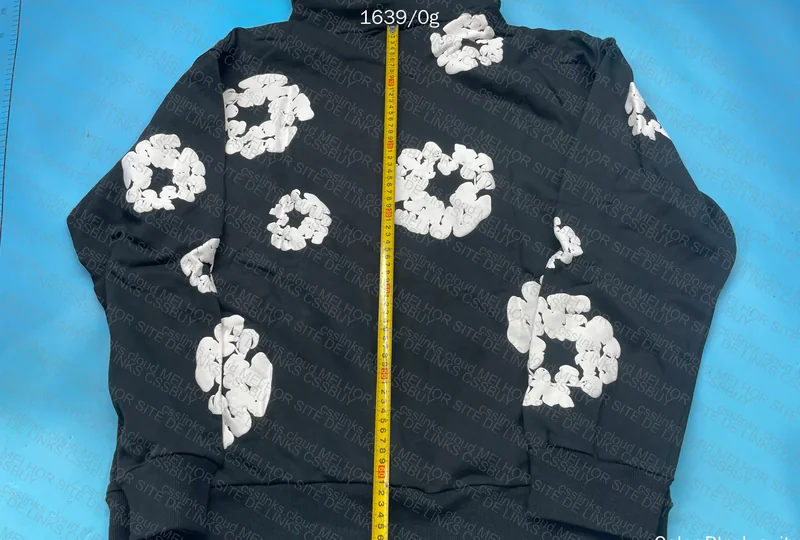 Denim Tears Hoodie Black and White 2