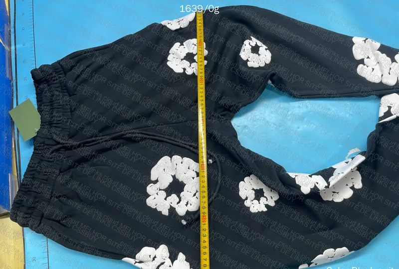 Denim Tears Hoodie Black and White 8