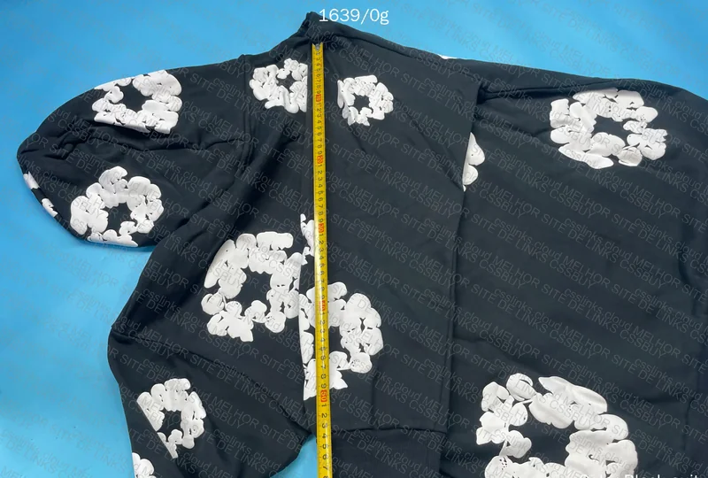 Denim Tears Hoodie Black and White 9