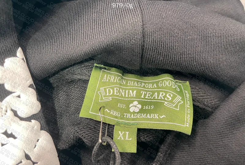 Denim Tears Hoodie Black QC 6