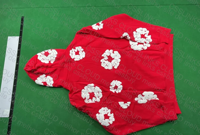 Denim Tears Hoodie Red 3