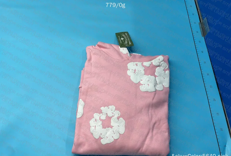 Denim Tears Hoodie Pink