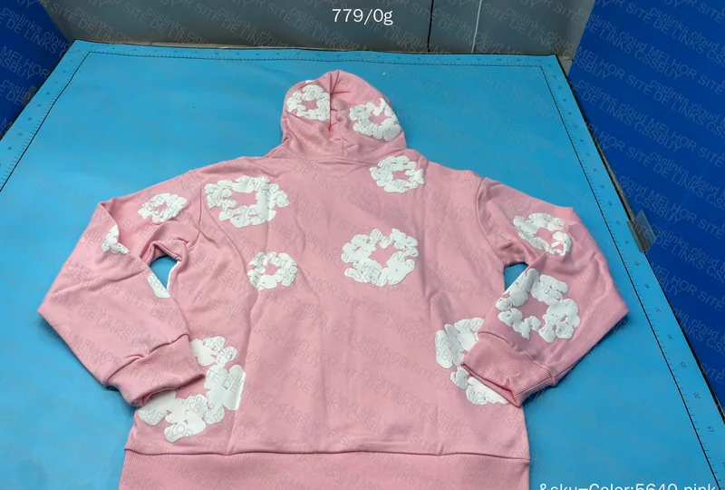 Denim Tears Hoodie Pink 3