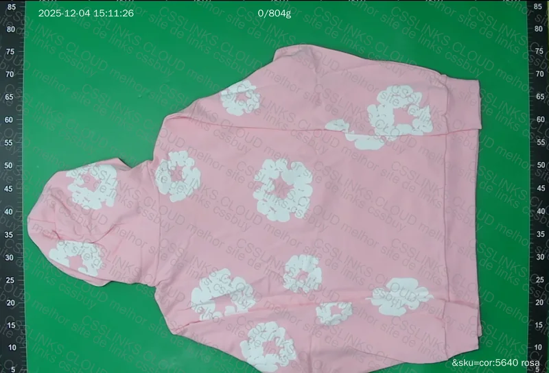 Denim Tears Hoodie Pink