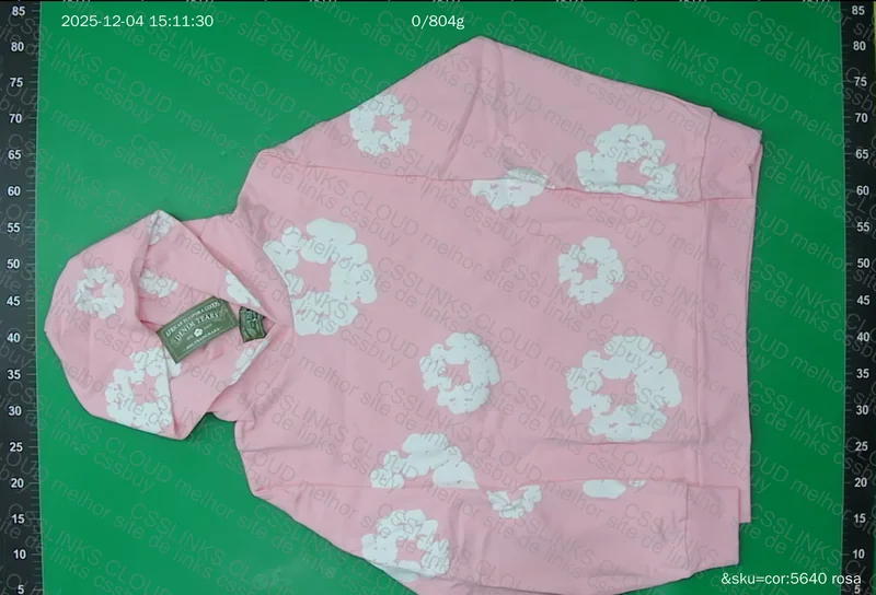 Denim Tears Hoodie Pink 3