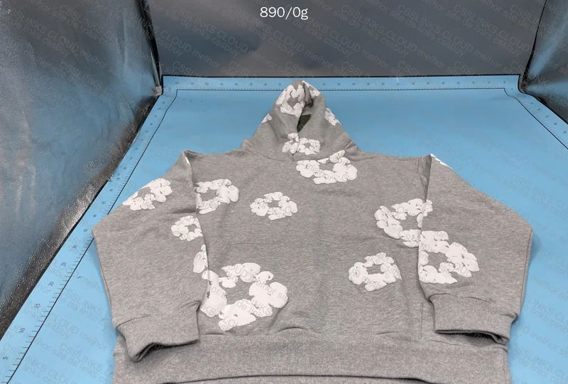 Denim Tears The Cotton Wreath Hoodie Grey 2