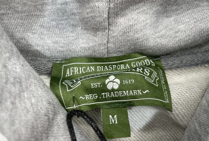 Denim Tears The Cotton Wreath Hoodie Grey 3