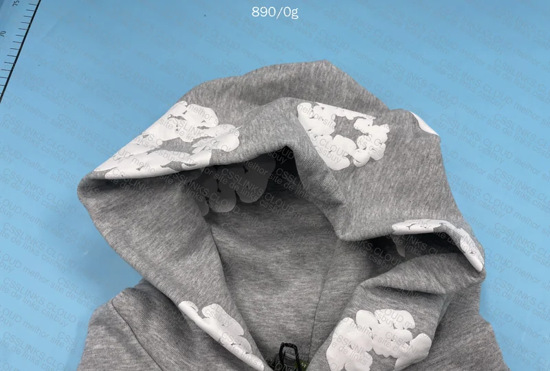 Denim Tears The Cotton Wreath Hoodie Grey 4