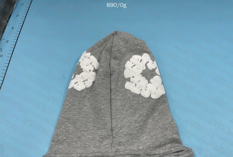 Denim Tears The Cotton Wreath Hoodie Grey 5