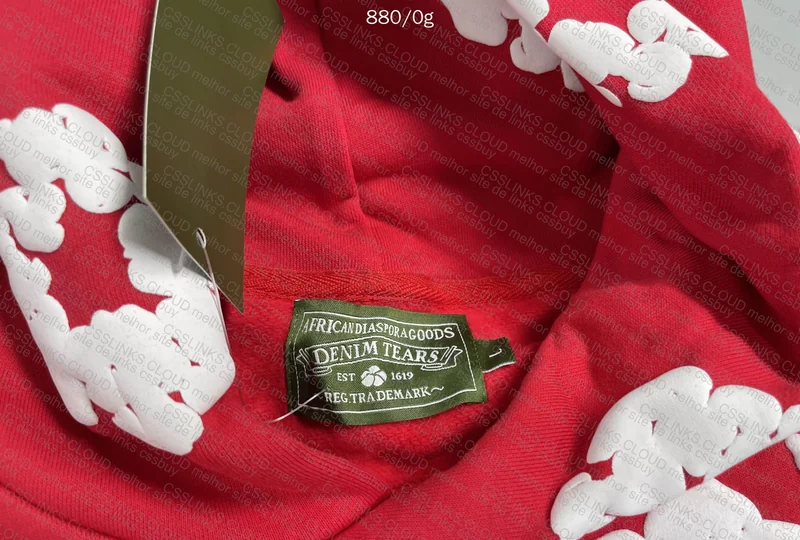 Denim Tears Hoodie Red