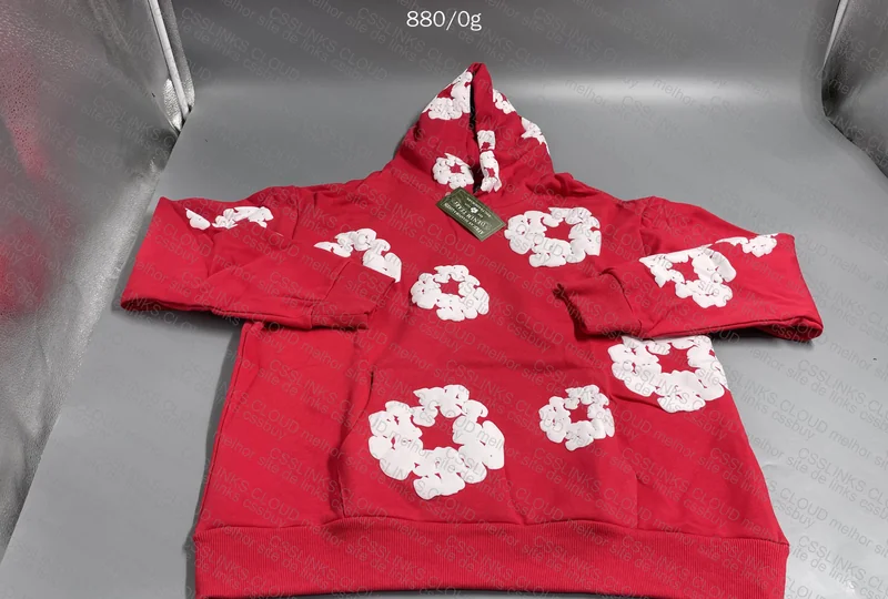 Denim Tears Hoodie Red 3