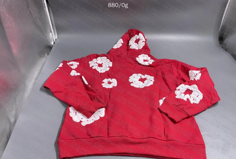 Denim Tears Hoodie Red 4