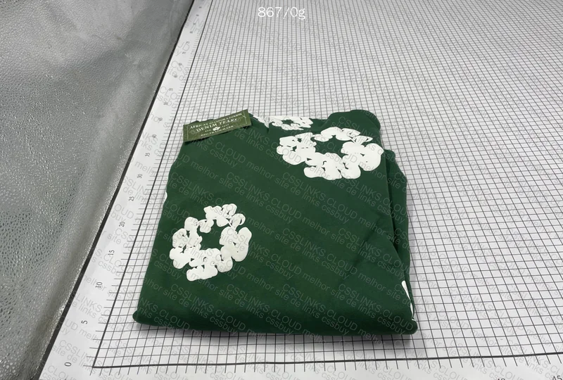 Denim Hoodie Green