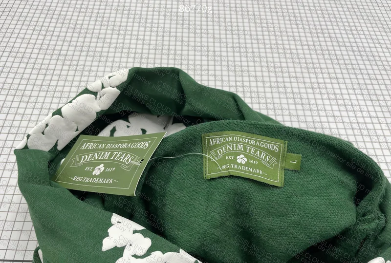Denim Hoodie Green 3