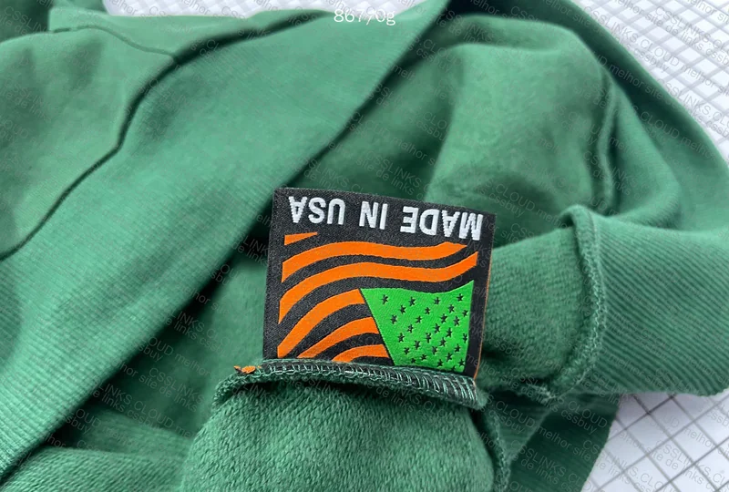 Denim Hoodie Green 4