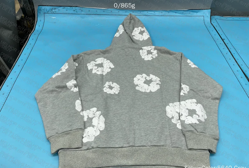 Denim Tears Hoodie Grey 5