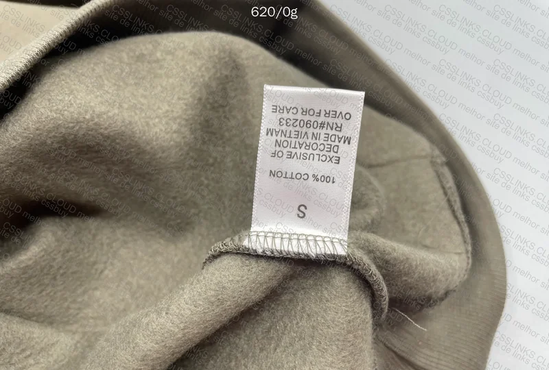 Essential FOG Hoodie (with measurements) 7