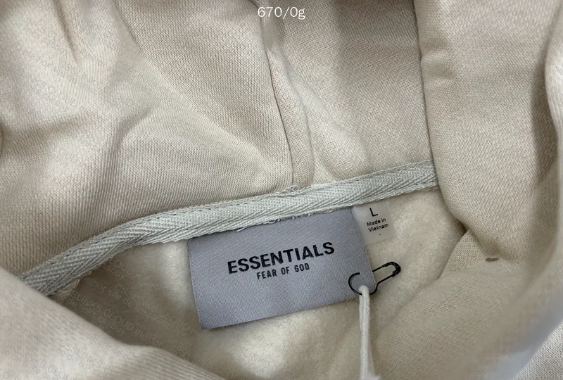 Essencials Hoodie - Damascus 6