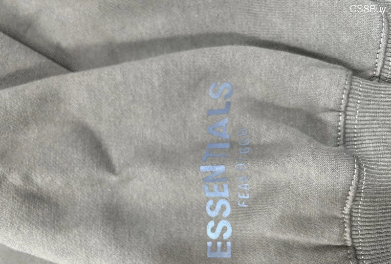Essential Fear of God Hoodie Size M Gray 5