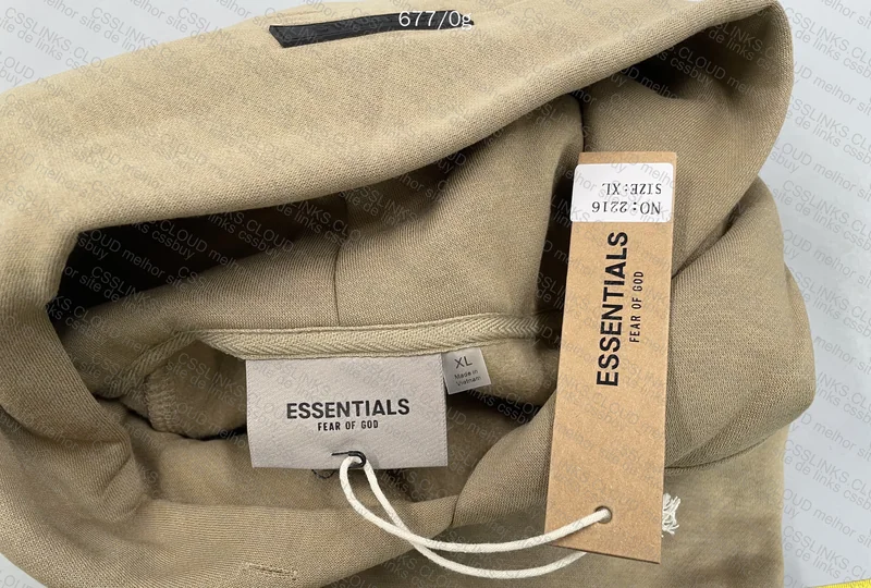Essentials Beige Hoodie, GL?