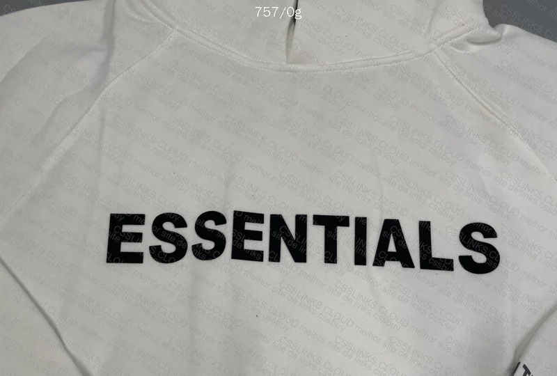 Essentials White Hoodie 2