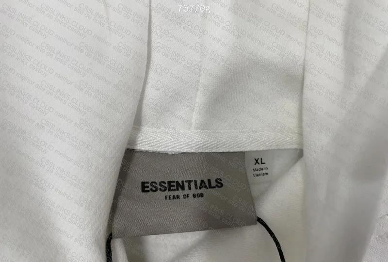 Essentials White Hoodie 3