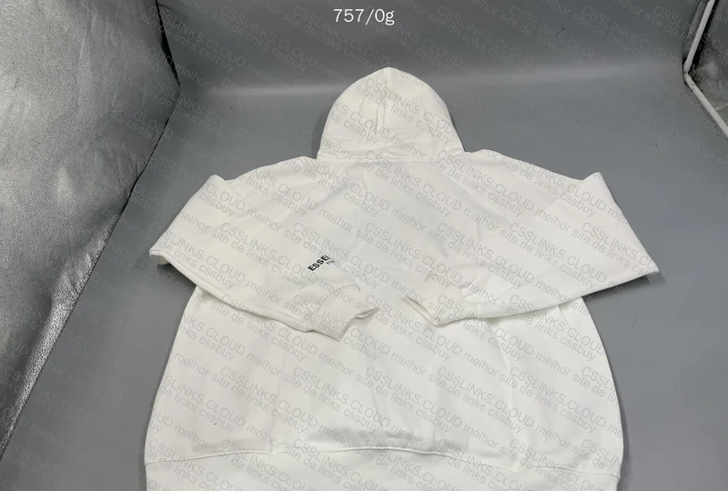 Essentials White Hoodie 4