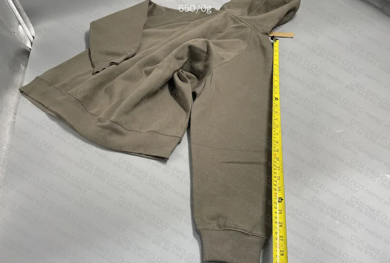 Essentials Hoodie (with measurement) 10