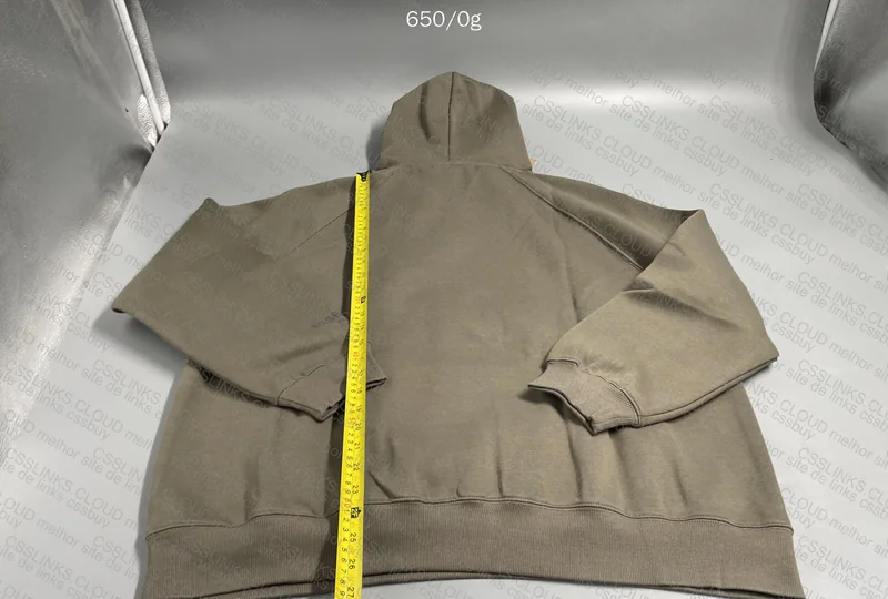 Essentials Hoodie (with measurement) 5