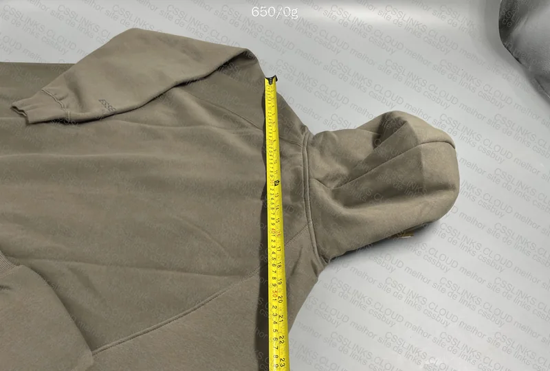 Essentials Hoodie (with measurement) 8