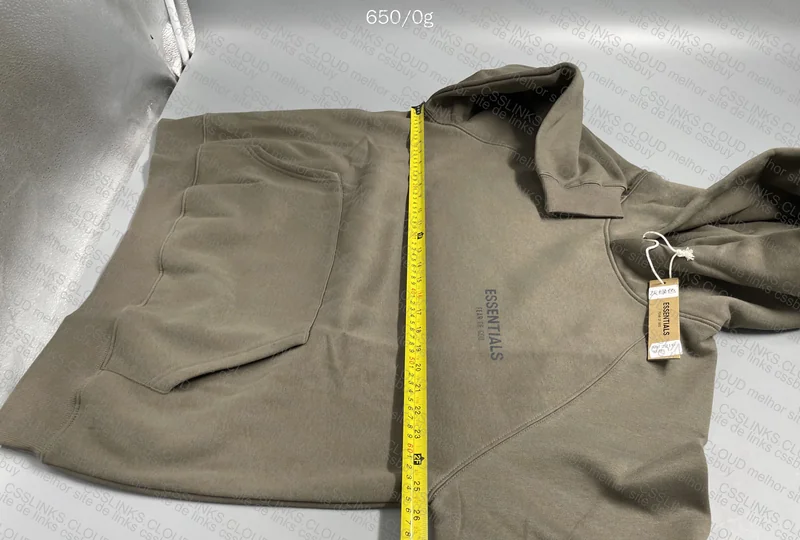 Essentials Hoodie (with measurement) 9