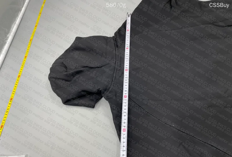 Essentials Hoodie with Measurements 2