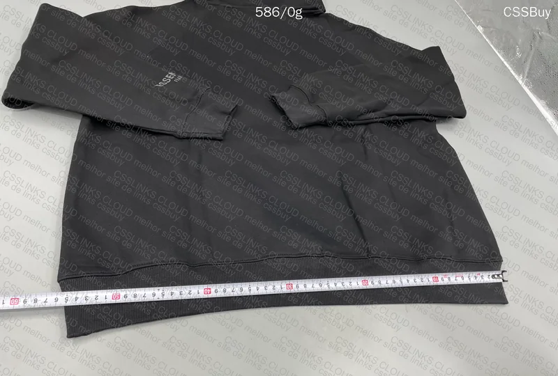 Essentials Hoodie with Measurements 4