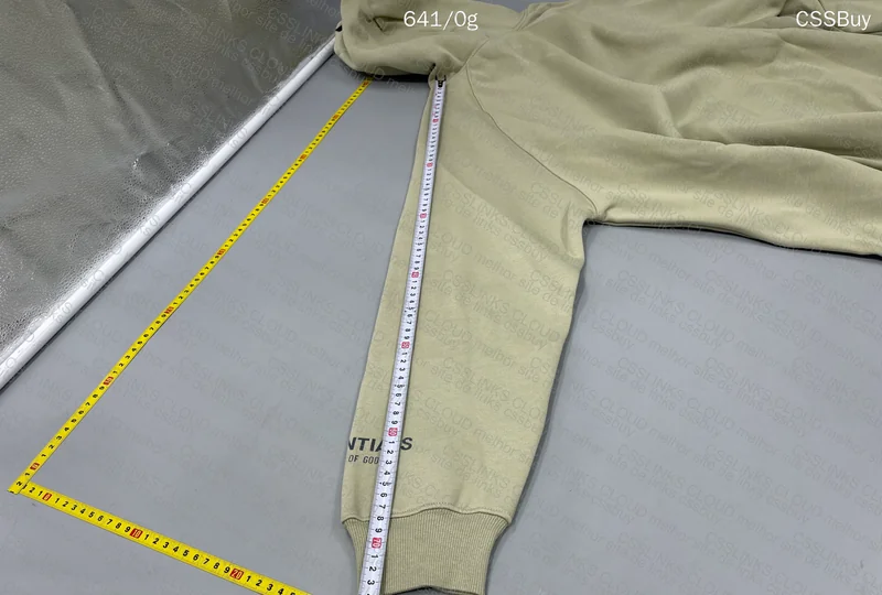 Essentials Hoodie with Measurements 2