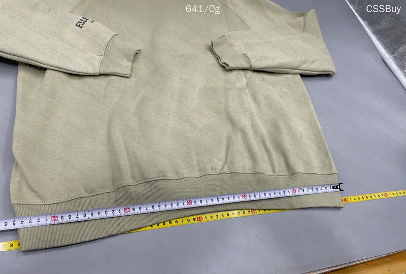 Essentials Hoodie with Measurements 4