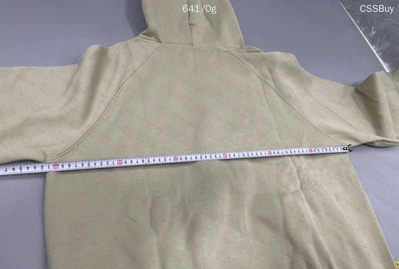 Essentials Hoodie with Measurements 6