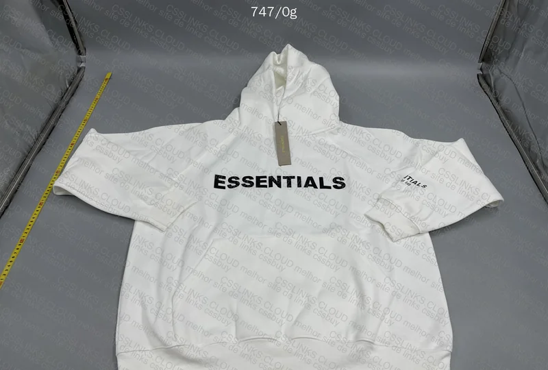 Essentials Hoodie (WITH MEASUREMENTS)